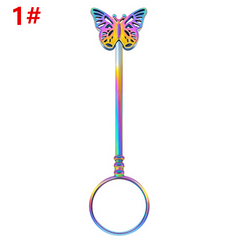 Stylish Hollow Butterfly Smoking Ring