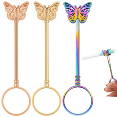 Stylish Hollow Butterfly Smoking Ring