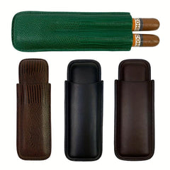 Leather Cigar Cases Moisturizing Travel Style Cigar Boxes