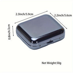 Metal Square Ashtray Automatic Flap Household Decorative Ashtray