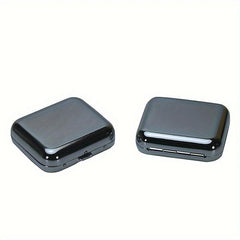Metal Square Ashtray Automatic Flap Household Decorative Ashtray