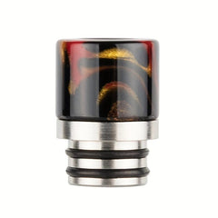 7pcs Metal Drip Tip 510 Resin Stainless Steel Nozzle Metal Rainbow Drip Tip