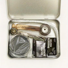 Metal Cigarette Storage Case Box Container Long