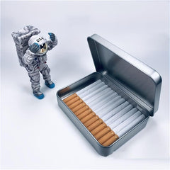 Metal Cigarette Storage Case Box Container Long
