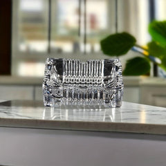 Glass Ashtray Transparent Household Ashtray for Men Women Smoking Accessories