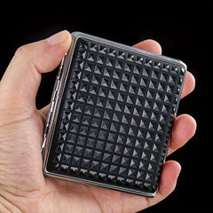 Square Plastic Cigarette Case 20 Piece Portable Pressure Proof Moisture Proof