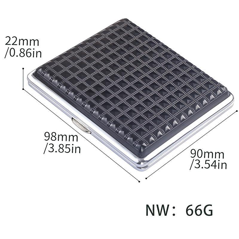 Square Plastic Cigarette Case 20 Piece Portable Pressure Proof Moisture Proof