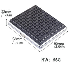 Square Plastic Cigarette Case 20 Piece Portable Pressure Proof Moisture Proof