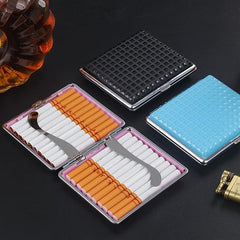 Square Plastic Cigarette Case 20 Piece Portable Pressure Proof Moisture Proof