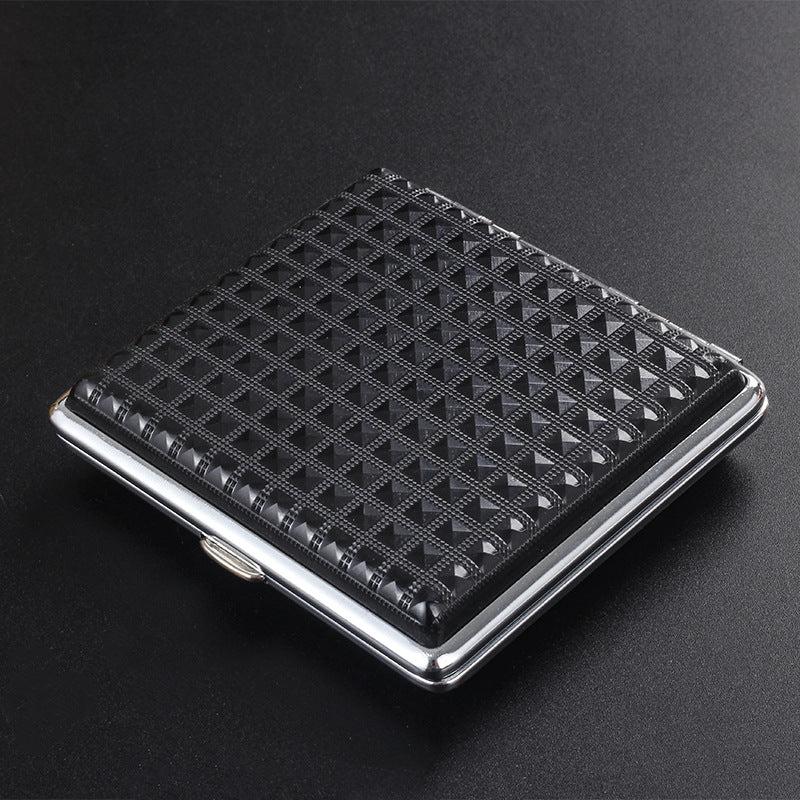 Square Plastic Cigarette Case 20 Piece Portable Pressure Proof Moisture Proof