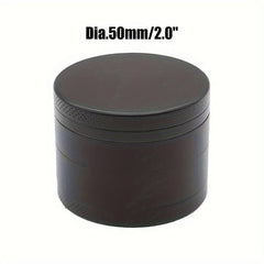 4-Layer Zinc Alloy Grinder Spice Crusher Kitchen Supplies