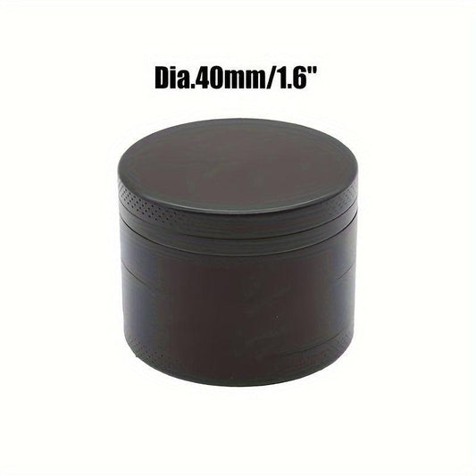 4-Layer Zinc Alloy Grinder Spice Crusher Kitchen Supplies