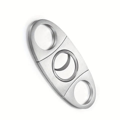 Stainless Steel Cigar Scissors V Cut Cutter 22mm Guillotine