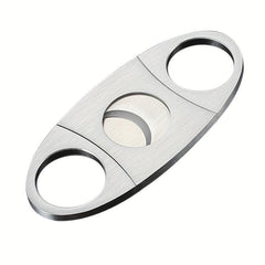 Stainless Steel Cigar Scissors V Cut Cutter 22mm Guillotine