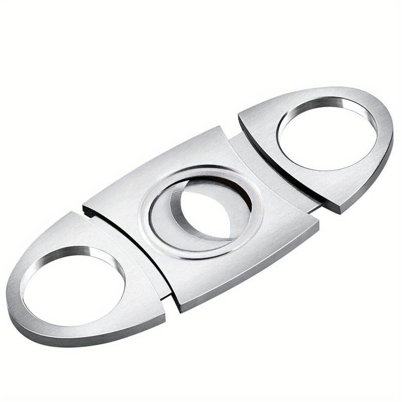 Stainless Steel Cigar Scissors V Cut Cutter 22mm Guillotine