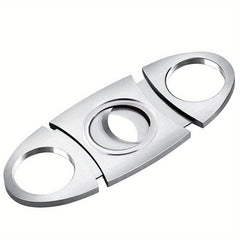 Stainless Steel Cigar Scissors V Cut Cutter 22mm Guillotine