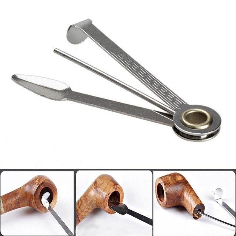 3-in-1 Metal Tobacco Pipe Cleaning Tool