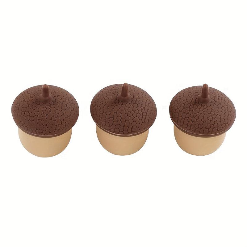 3pcs Pine Cone Silicone Container Mini Storage Box