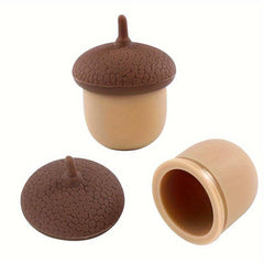 3pcs Pine Cone Silicone Container Mini Storage Box