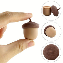 3pcs Pine Cone Silicone Container Mini Storage Box