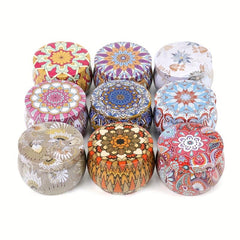 Teapot Metal Sealed Storage Herb Jar Aromatherapy Candle Packaging