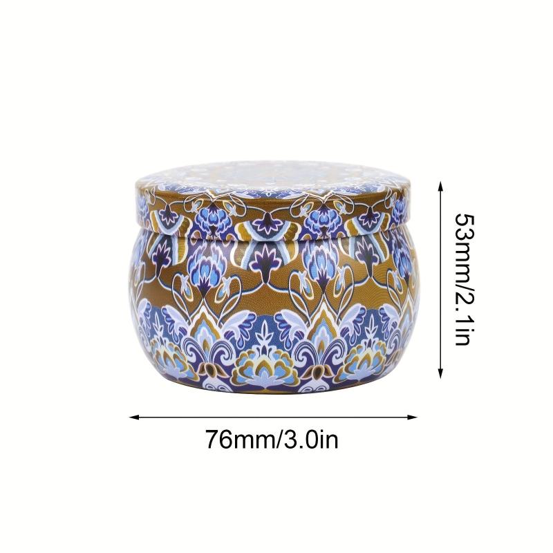 Teapot Metal Sealed Storage Herb Jar Aromatherapy Candle Packaging
