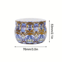 Teapot Metal Sealed Storage Herb Jar Aromatherapy Candle Packaging