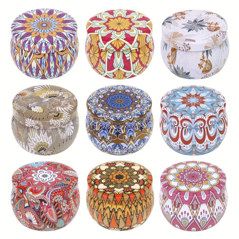 Teapot Metal Sealed Storage Herb Jar Aromatherapy Candle Packaging