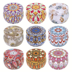 Teapot Metal Sealed Storage Herb Jar Aromatherapy Candle Packaging