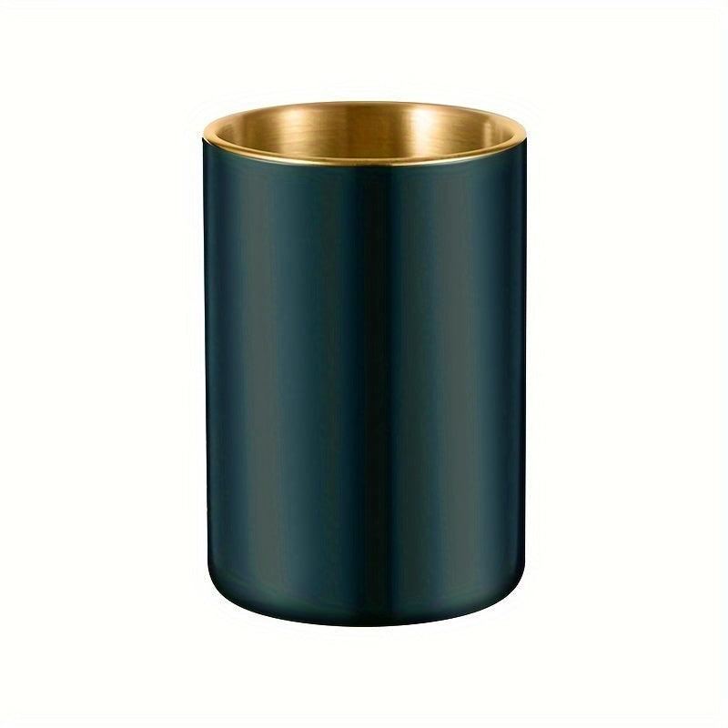 1pc Stainless Steel Car Ashtray Funnel Anti-flying Ashtray Home Decor