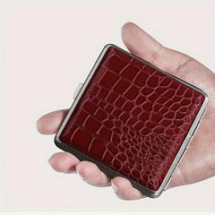 Leather Cigarette Box for Men Women Holiday Gift