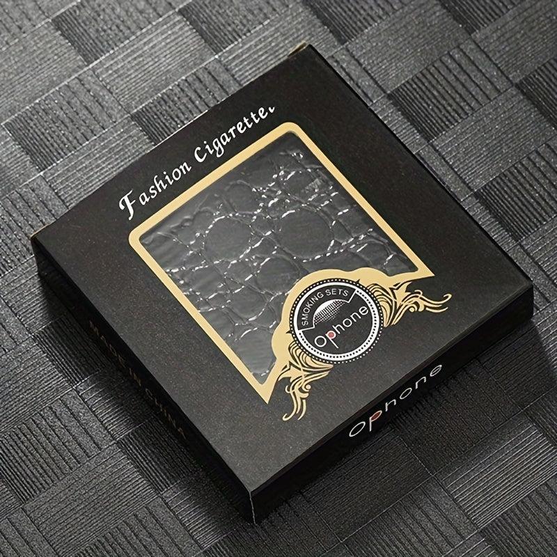 Leather Cigarette Box for Men Women Holiday Gift