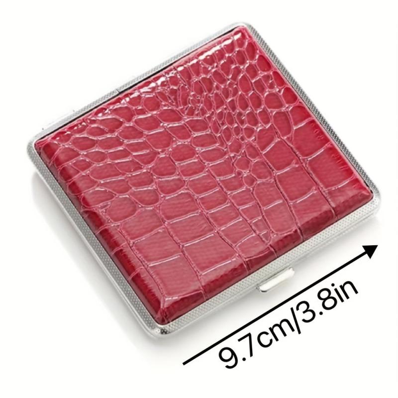 Leather Cigarette Box for Men Women Holiday Gift
