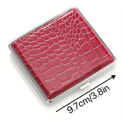 Leather Cigarette Box for Men Women Holiday Gift