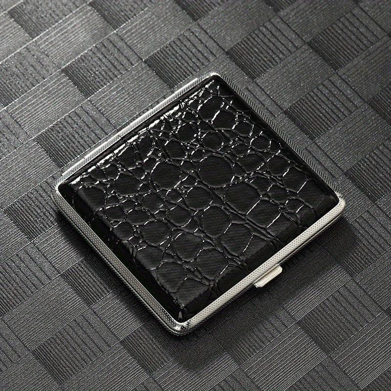 Leather Cigarette Box for Men Women Holiday Gift