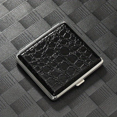 Leather Cigarette Box for Men Women Holiday Gift