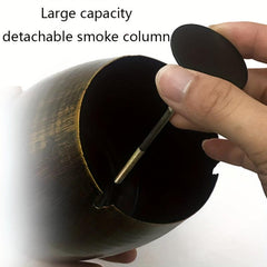 Large Windproof Ashtray with Lid for Home Hotel Bar Office