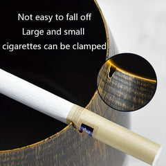 Large Windproof Ashtray with Lid for Home Hotel Bar Office