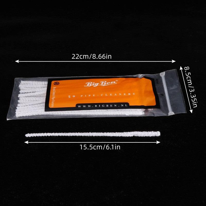50pcs Cigarette Cleaning Pipes Convenient Cleaning Rod Tool Smoking Pipe Cleaner