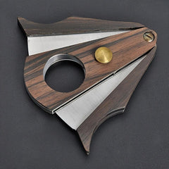 1pc Sandalwood Cutter Scissors Clippers Double Edge Personality Bat Shape Cutter