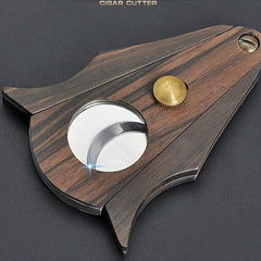 1pc Sandalwood Cutter Scissors Clippers Double Edge Personality Bat Shape Cutter