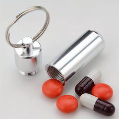 Aluminum Storage Box Waterproof Pill Organizer Container