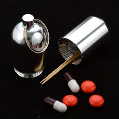 Aluminum Storage Box Waterproof Pill Organizer Container