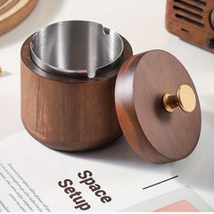 Windproof Ashtray With Lid, Indoor/Outdoor Ash Holder Household
