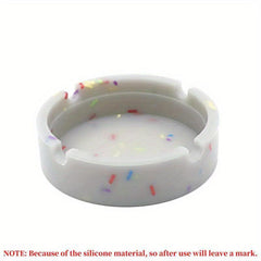 Silicone Ashtray Glow In Dark Durable High Temp Heat Resistant