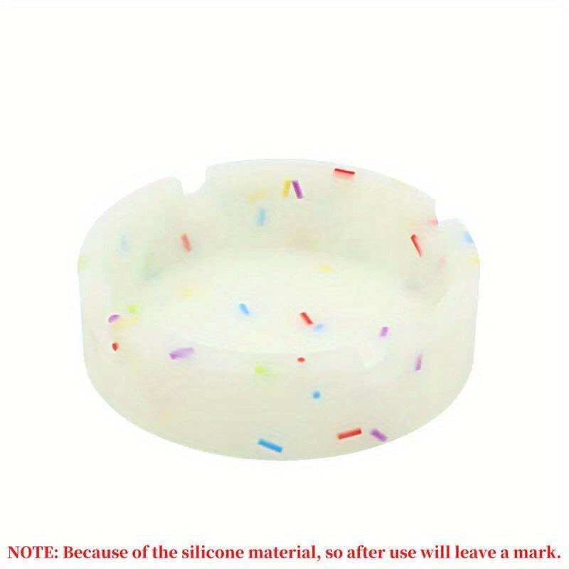 Silicone Ashtray Glow In Dark Durable High Temp Heat Resistant