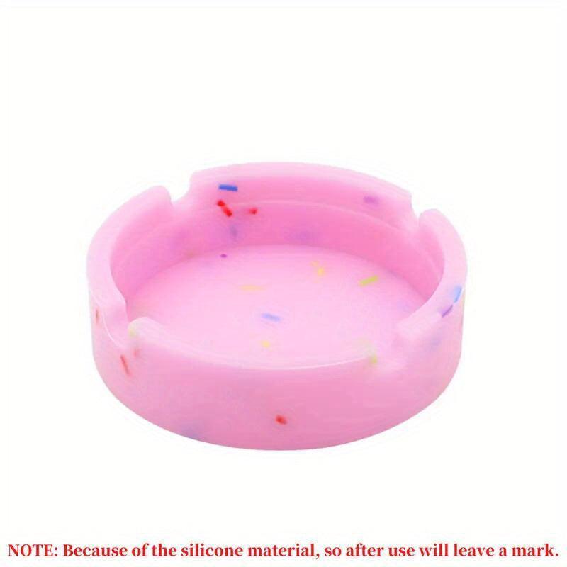 Silicone Ashtray Glow In Dark Durable High Temp Heat Resistant