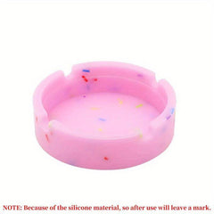 Silicone Ashtray Glow In Dark Durable High Temp Heat Resistant