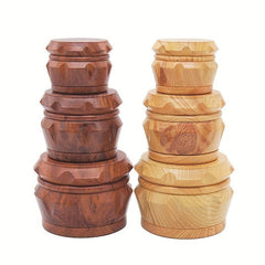 4 Layer Drum Type Spice Grinder Herb Crusher Kitchen Supplies