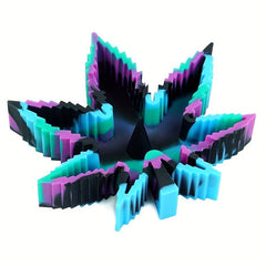 Maple Leaf Luminous Ashtray High Temp Resistant Anti Fall Home Decor Fancy Gift